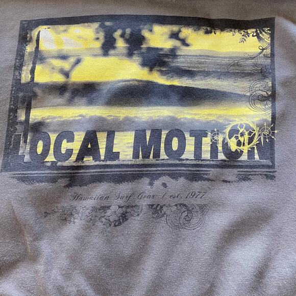 Men's Local Motion Short Sleeve T-Shirt Tagless 100% Cotton Size Large - Picture 6 of 9
